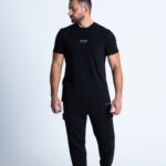 Koszulka DEQS z nadrukiem z przodu – styl casual black